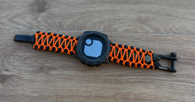 Lade das Bild in den Galerie-Viewer, Paracord Watchband compatible with Garmin Approach, D2, Descent, Enduro, Epix (Gen 2), Fenix, Forerunner 935/955, Instinct, MARQ, Tactix, Quatix (watch not included).
