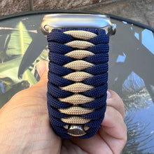 Cargar imagen en el visor de la galería, Paracord Watch Band compatible with Apple Watch  Series 1, 2, 3, 4, 5, 6, 7, 8, 9, Ultra, Ultra 2 &amp; SE (watch not included)
