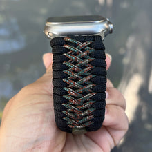 Cargar imagen en el visor de la galería, Paracord Watch Band compatible with Apple Watch  Series 1, 2, 3, 4, 5, 6, 7, 8, 9, Ultra, Ultra 2 &amp; SE (watch not included)
