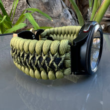 Lade das Bild in den Galerie-Viewer, Paracord Watchband compatible with Samsung Galaxy Watch 3, Galaxy Watch 4, Galaxy Watch 5, Galaxy Watch 6 (watch not included)
