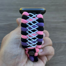 Charger l&#39;image dans la galerie, Paracord Watch Band compatible with Fitbit Versa 1, Versa Lite, Versa 2, Versa 3, Versa 4, Sense, Sense 2 (watch not included).
