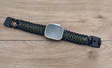 Cargar imagen en el visor de la galería, Paracord Watch Band compatible with Apple Watch  Series 1, 2, 3, 4, 5, 6, 7, 8, 9, Ultra, Ultra 2 &amp; SE (watch not included)
