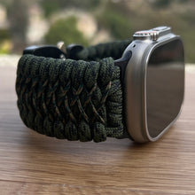 Load image into Gallery viewer, Paracord Watch Band compatible with Apple Watch  Series 1, 2, 3, 4, 5, 6, 7, 8, Ultra &amp; SE (watch not included)
