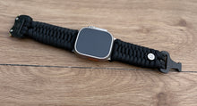 Cargar imagen en el visor de la galería, Paracord Watch Band compatible with Apple Watch  Series 1, 2, 3, 4, 5, 6, 7, 8, 9, Ultra, Ultra 2 &amp; SE (watch not included)
