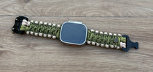 Cargar imagen en el visor de la galería, Paracord Watch Band compatible with Apple Watch  Series 1, 2, 3, 4, 5, 6, 7, 8, 9, Ultra, Ultra 2 &amp; SE (watch not included)
