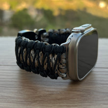 Cargar imagen en el visor de la galería, Paracord Watch Band compatible with Apple Watch  Series 1, 2, 3, 4, 5, 6, 7, 8, 9, Ultra, Ultra 2 &amp; SE (watch not included)
