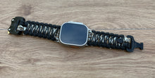 Cargar imagen en el visor de la galería, Paracord Watch Band compatible with Apple Watch  Series 1, 2, 3, 4, 5, 6, 7, 8, 9, Ultra, Ultra 2 &amp; SE (watch not included)
