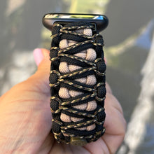 Charger l&#39;image dans la galerie, Paracord Watch Band compatible with Fitbit Versa 1, Versa Lite, Versa 2, Versa 3, Versa 4, Sense, Sense 2 (watch not included).
