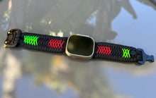 Cargar imagen en el visor de la galería, Paracord Watch Band compatible with Apple Watch  Series 1, 2, 3, 4, 5, 6, 7, 8, 9, Ultra, Ultra 2 &amp; SE (watch not included)
