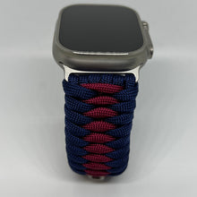 Load image into Gallery viewer, Paracord Watch Band compatible with Apple Watch  Series 1, 2, 3, 4, 5, 6, 7, 8, 9, Ultra, Ultra 2 &amp; SE (watch not included)
