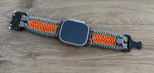 Cargar imagen en el visor de la galería, Paracord Watch Band compatible with Apple Watch  Series 1, 2, 3, 4, 5, 6, 7, 8, 9, Ultra, Ultra 2 &amp; SE (watch not included)
