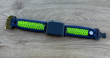 Cargar imagen en el visor de la galería, Paracord Watch Band compatible with Apple Watch  Series 1, 2, 3, 4, 5, 6, 7, 8, 9, Ultra, Ultra 2 &amp; SE (watch not included)
