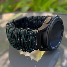 Cargar imagen en el visor de la galería, Paracord Watchband compatible with Samsung Galaxy Watch Ultra, Galaxy Watch 3, Galaxy Watch 4, Galaxy Watch 5, Galaxy Watch 6, Galaxy Watch 7 (watch not included)
