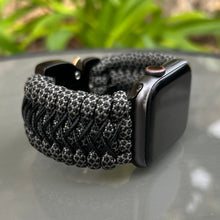 Cargar imagen en el visor de la galería, Paracord Watch Band compatible with Apple Watch  Series 1, 2, 3, 4, 5, 6, 7, 8, 9, Ultra, Ultra 2 &amp; SE (watch not included)
