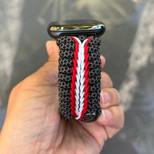 Lade das Bild in den Galerie-Viewer, Paracord Watch Band compatible with Fitbit Versa 1, Versa Lite, Versa 2, Versa 3, Versa 4, Sense, Sense 2 (watch not included).
