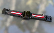 Cargar imagen en el visor de la galería, Paracord Watch Band compatible with Fitbit Versa 1, Versa Lite, Versa 2, Versa 3, Versa 4, Sense, Sense 2 (watch not included).
