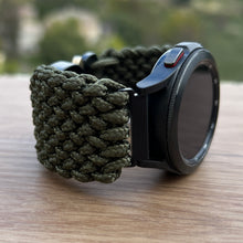 Load image into Gallery viewer, Paracord Watchband compatible with Samsung Galaxy Watch Ultra, Galaxy Watch 3, Galaxy Watch 4, Galaxy Watch 5, Galaxy Watch 6, Galaxy Watch 7 (watch not included)
