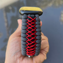 Cargar imagen en el visor de la galería, Paracord Watch Band compatible with Fitbit Versa 1, Versa Lite, Versa 2, Versa 3, Versa 4, Sense, Sense 2 (watch not included).
