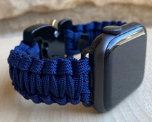 Load image into Gallery viewer, Paracord Watch Band compatible with Apple Watch  Series 1, 2, 3, 4, 5, 6 &amp; SE (watch not included)
