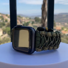 Charger et lire la vidéo dans la visionneuse de la Galerie, Paracord Watch Band compatible with Apple Watch  Series 1, 2, 3, 4, 5, 6, 7, 8, 9, Ultra, Ultra 2 &amp; SE (watch not included)
