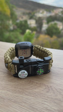 Charger et lire la vidéo dans la visionneuse de la Galerie, Paracord Watch Band compatible with Fitbit Versa 1, Versa Lite, Versa 2, Versa 3, Versa 4, Sense, Sense 2 (watch not included).
