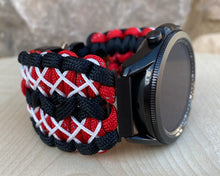 Load image into Gallery viewer, Paracord Watchband compatible with Samsung Galaxy Watch 3, Galaxy Watch 4, Galaxy Watch 5, Galaxy Watch 6 (watch not included)
