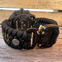 Load image into Gallery viewer, Paracord Watch Band compatible with Suunto (watch not included)
