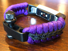 Charger l&#39;image dans la galerie, Paracord watch band compatible with Fitbit Alta and Fitbit Alta HR (watch not included)
