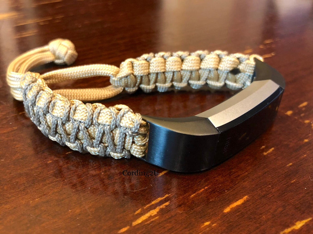 Paracord watch band compatible with Fitbit Alta and Fitbit Alta HR (watch not included)