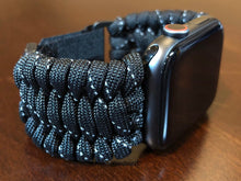 Cargar imagen en el visor de la galería, Paracord Watch Band compatible with Apple Watch  Series 1, 2, 3, 4, 5, 6, 7, 8, 9, Ultra, Ultra 2 &amp; SE (watch not included)
