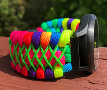 Cargar imagen en el visor de la galería, Garmin Watch Band, Garmin Vivomove HR, Paracord Band, Paracord Strap, 550 Cord Garmin Strap, Garmin Paracord
