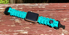 Cargar imagen en el visor de la galería, Paracord Watch Band compatible with Apple Watch  Series 1, 2, 3, 4, 5, 6 &amp; SE (watch not included)
