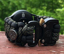 Cargar imagen en el visor de la galería, Garmin Watch Band, Garmin Vivomove HR, Paracord Band, Paracord Strap, 550 Cord Garmin Strap, Garmin Paracord
