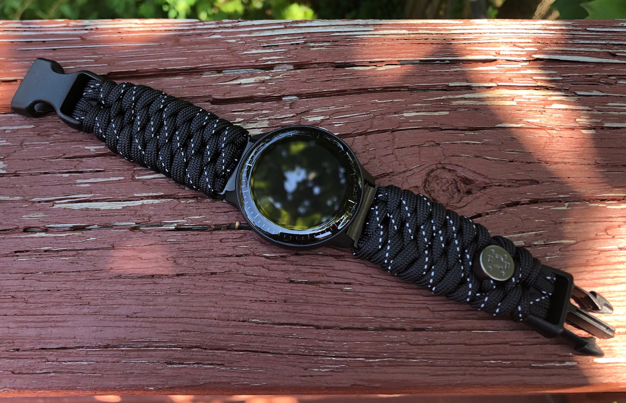 Paracord watch band compatible with Garmin Approach S12/S40