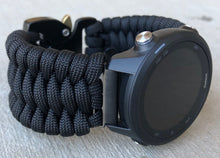 Lade das Bild in den Galerie-Viewer, Paracord watch band compatible with Garmin Approach S12/S40/S42, D2 Air/X10, Vivoactive, Venu, Vivomove, Forerunner 55/245/255/645/745 (watch not included)
