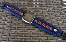 Cargar imagen en el visor de la galería, Paracord Watch Band compatible with Fitbit Versa 1, Versa Lite, Versa 2, Versa 3, Versa 4, Sense, Sense 2 (watch not included).
