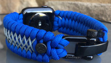 Load image into Gallery viewer, Paracord Watch Band compatible with Apple Watch  Series 1, 2, 3, 4, 5, 6, 7, 8, 9, Ultra, Ultra 2 &amp; SE (watch not included)
