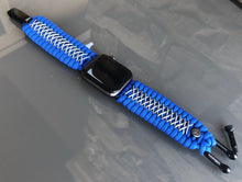 Load image into Gallery viewer, Paracord Watch Band compatible with Apple Watch  Series 1, 2, 3, 4, 5, 6, 7, 8, 9, Ultra, Ultra 2 &amp; SE (watch not included)
