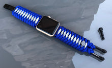 Load image into Gallery viewer, Paracord Watch Band compatible with Apple Watch  Series 1, 2, 3, 4, 5, 6, 7, 8, 9, Ultra, Ultra 2 &amp; SE (watch not included)
