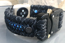 Lade das Bild in den Galerie-Viewer, Paracord Watch Band compatible with Apple Watch  Series 1, 2, 3, 4, 5, 6, 7 &amp; SE (watch not included)
