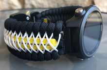 Cargar imagen en el visor de la galería, Garmin Forerunner 230, 235, 245, 630, 645, 735XT, Paracord watch band, 550 paracord watch band, Garmin watch strap
