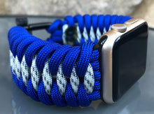 Load image into Gallery viewer, Paracord Watch Band compatible with Apple Watch  Series 1, 2, 3, 4, 5, 6, 7, 8, 9, Ultra, Ultra 2 &amp; SE (watch not included)
