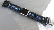 Lade das Bild in den Galerie-Viewer, Paracord Watch Band compatible with Apple Watch  Series 1, 2, 3, 4, 5, 6, 7 &amp; SE (watch not included)
