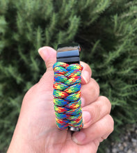 Cargar imagen en el visor de la galería, Paracord watch band compatible with Fitbit Inspire, Fitbit Inspire HR, Fitbit Inspire 2, Fitbit Ace 2  (watch not included)
