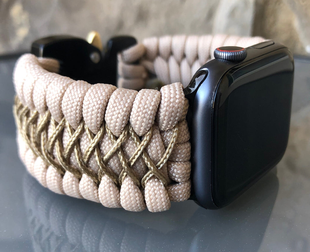 Paracord Watch Band for Apple Watch Series 1, 2, 3, 4, 5, 6, 7, 8, Ultra, and SE (watch not included)