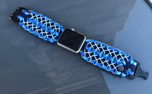 Charger l&#39;image dans la galerie, Paracord Watch Band compatible with Apple Watch Series 1, 2, 3, 4, 5, 6, 7 &amp; SE (watch not included)
