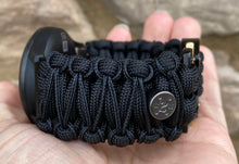 Cargar imagen en el visor de la galería, Garmin Watch Band, Garmin Vivomove HR, Paracord Band, Paracord Strap, 550 Cord Garmin Strap, Garmin Paracord
