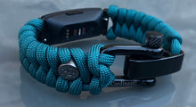 Charger l&#39;image dans la galerie, Paracord watch band compatible with Fitbit Inspire, Fitbit Inspire HR, Fitbit Inspire 2, Fitbit Ace 2  (watch not included)
