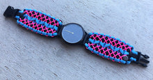 Cargar imagen en el visor de la galería, Garmin Watch Band, Garmin Vivomove HR, Paracord Band, Paracord Strap, 550 Cord Garmin Strap, Garmin Paracord
