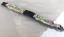 Cargar imagen en el visor de la galería, Paracord watch band compatible with Fitbit Inspire, Fitbit Inspire HR, Fitbit Inspire 2, Fitbit Ace 2  (watch not included)
